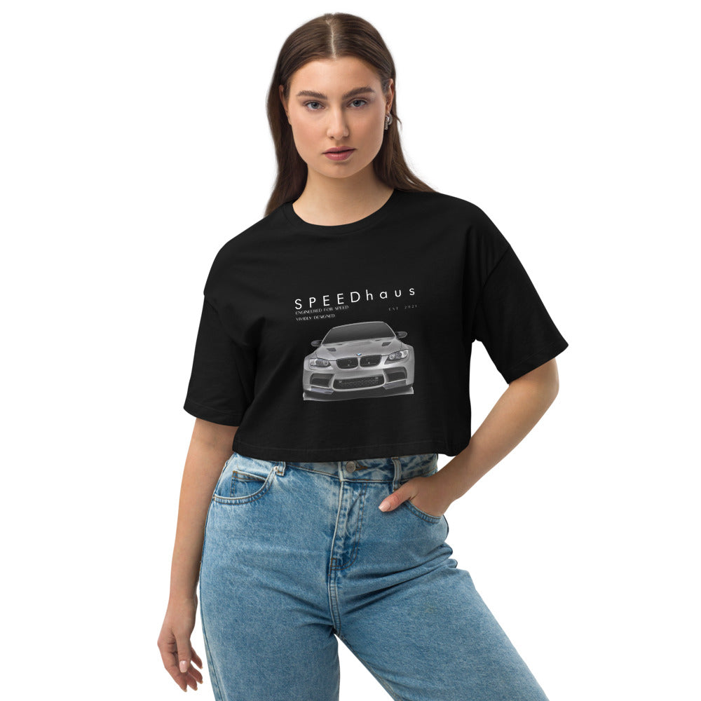 SPEEDhaus M3 Loose drop shoulder crop top