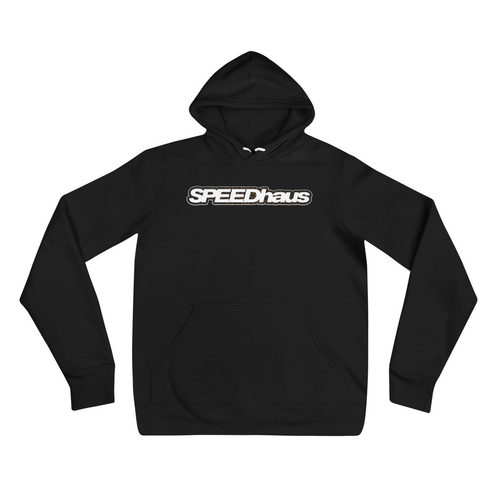SPEEDhaus Unisex hoodie black and white logo