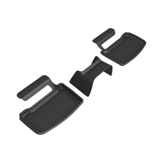 3D MAXpider 22-24 Audi E-Tron Kagu 2nd Row Floormats - Black