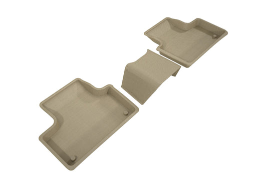 3D MAXpider 2018-2020 Volvo XC60 Kagu 2nd Row Floormats - Tan