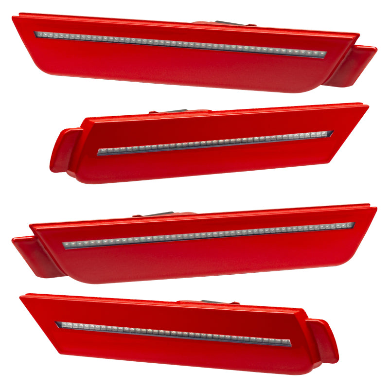 Oracle 10-15 Chevrolet Camaro Concept Sidemarker Set - Clear - Red Hot (G7C)