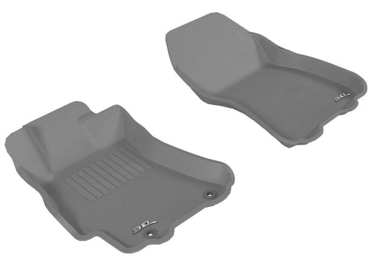 3D MAXpider 2010-2014 Subaru Legacy/Outback Kagu 1st Row Floormat - Gray