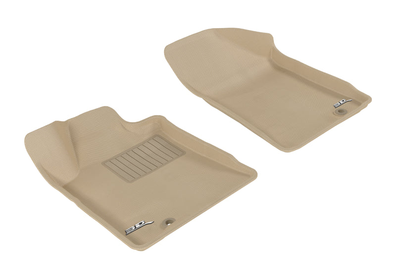 3D MAXpider 2009-2014 Nissan Maxima Kagu 1st Row Floormat - Tan