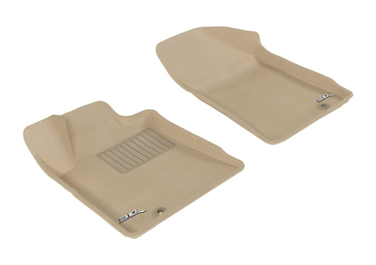 3D MAXpider 2009-2014 Nissan Maxima Kagu 1st Row Floormat - Tan