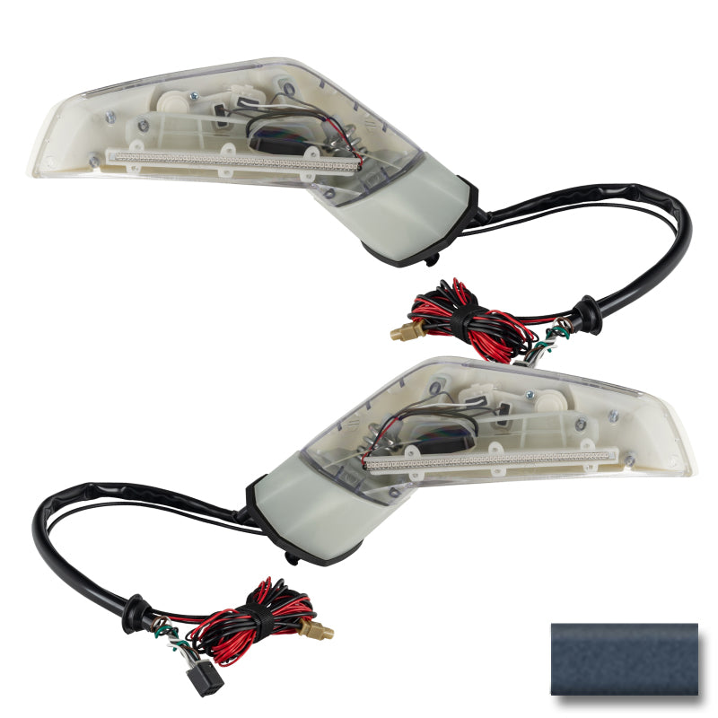 Oracle 05-13 Chevy Corvette C6 XM Concept Side Mirrors - Ghosted - Berlin Blue Metallic (GXH)