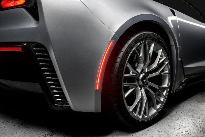 Oracle Chevrolet Corvette C7 Concept Sidemarker Set - Clear - Crystal Red Tintcoat (GBE)