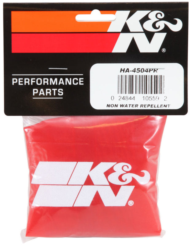 K&N 04-05 Honda TRX450R Round Straight Red Air Filter Wrap