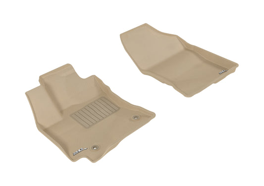 3D MAXpider 2014-2019 Toyota Corolla Kagu 1st Row Floormat - Tan