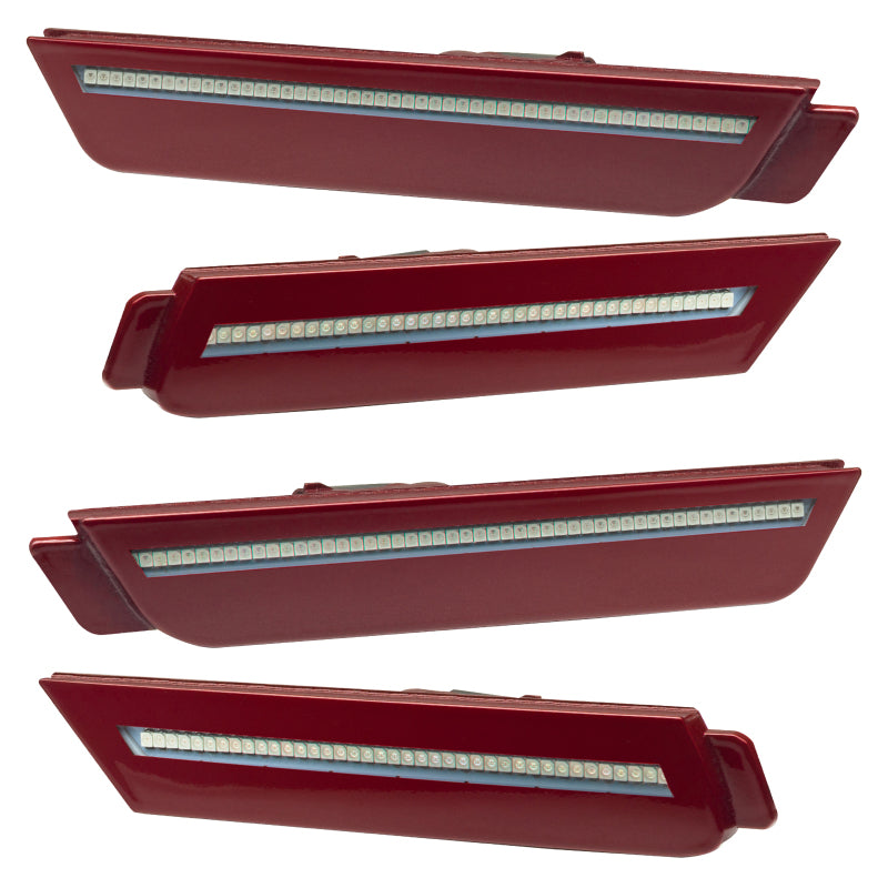 Oracle 10-15 Chevrolet Camaro Concept Sidemarker Set - Clear - Red Jewel Tint Coat (GAQ)
