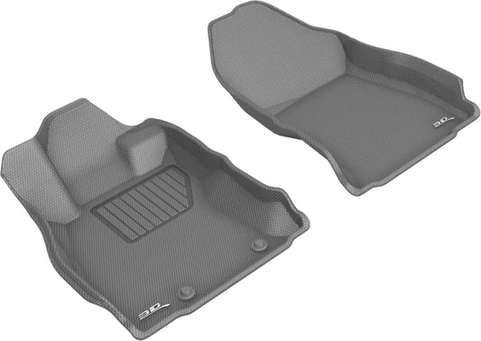 3D MAXpider 2019-2020 Subaru Forester Kagu 1st Row Floormat - Gray