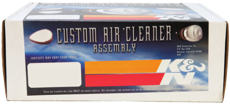 K&N H/D Sportster Filter Kit Teardrop Flamed SPECIAL ORDER Intake Sys-Harley Davidson