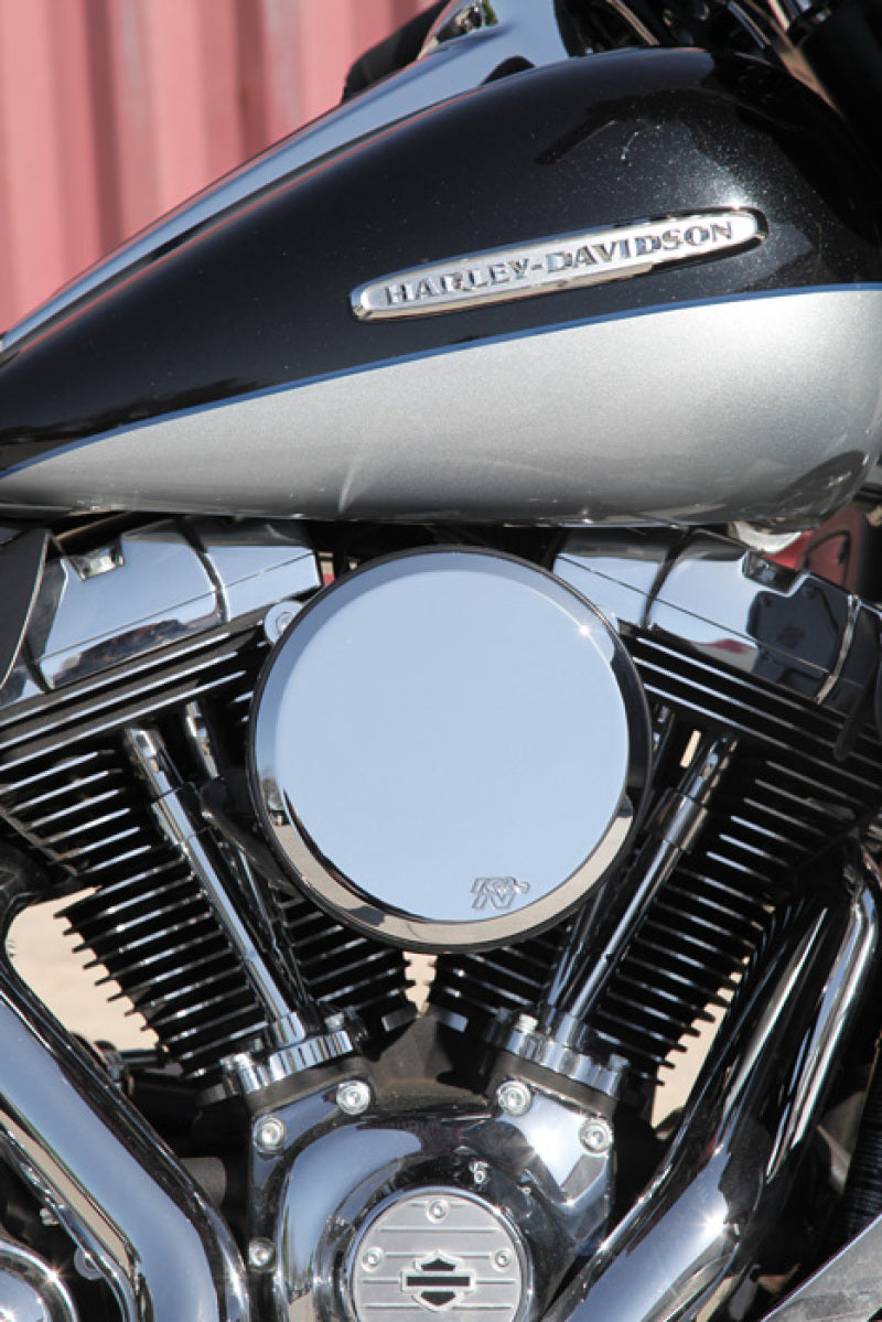 K&N Street Metal Intake System for Harley Davidson - Color (Red) - Style (Round) - Size (6-9) - Weld