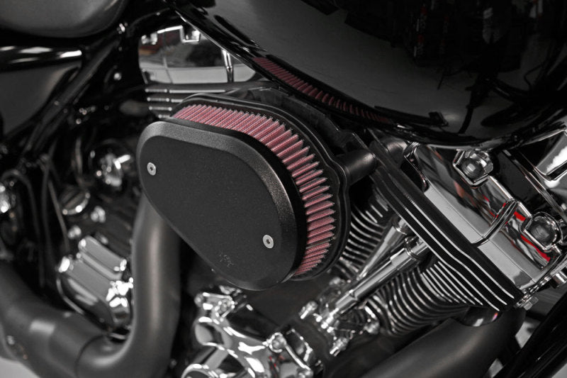 K&N 08-15 Harley Davidson Street Metal High Flow Performance Intake Kit - Black