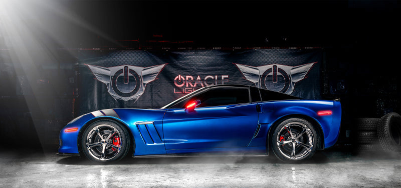 Oracle 05-13 Chevy Corvette C6 Concept Sidemarker Set - Ghosted - Space Blue Metallic (GLF)