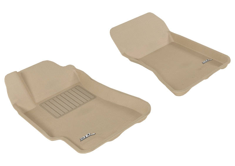 3D MAXpider 2002-2007 Subaru Impreza Kagu 1st Row Floormat - Tan