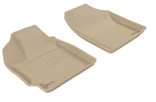 3D MAXpider 2007-2011 Toyota/Scion Yaris/XD Kagu 1st Row Floormat - Tan