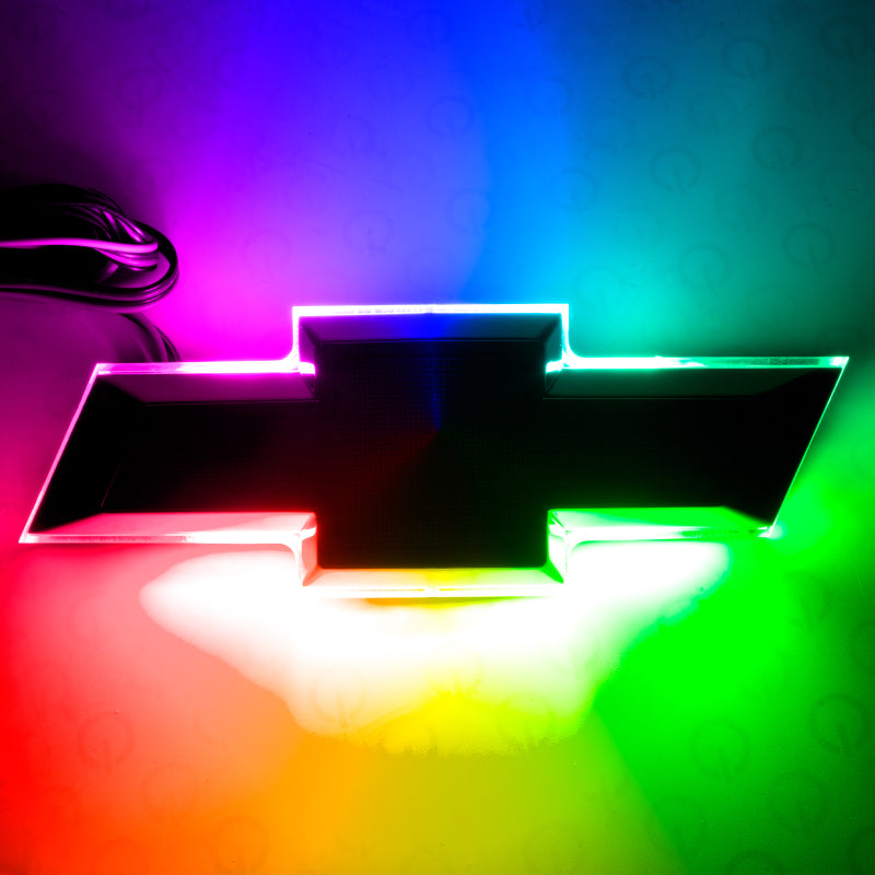 Oracle Illuminated Bowtie - Aqua Blue Metallic - RGB - ColorSHIFT
