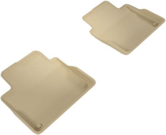 3D MAXpider 2017-2019 Volvo S90/V90 Kagu 2nd Row Floormats - Tan