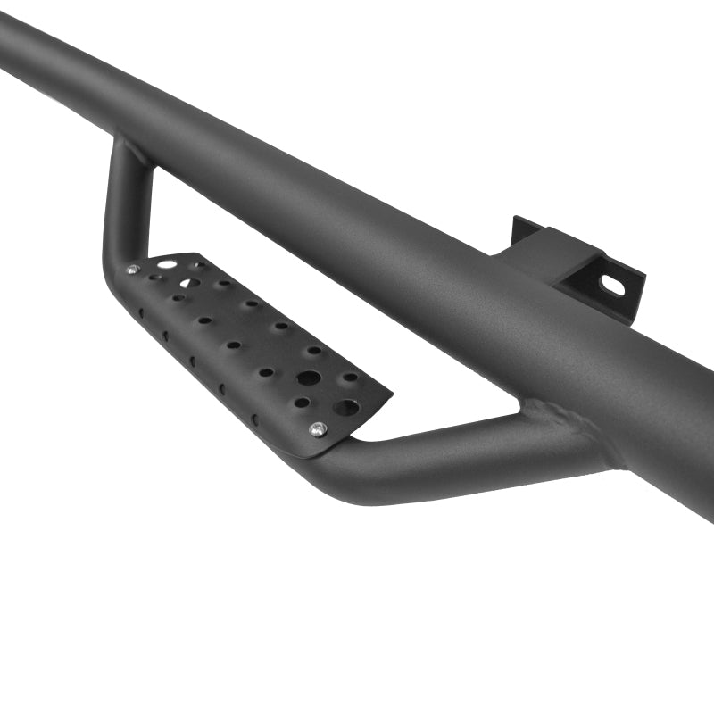 Go Rhino 04-15 Nissan Titan Dominator Classic D2 SideSteps - Cab Length - Tex Blk