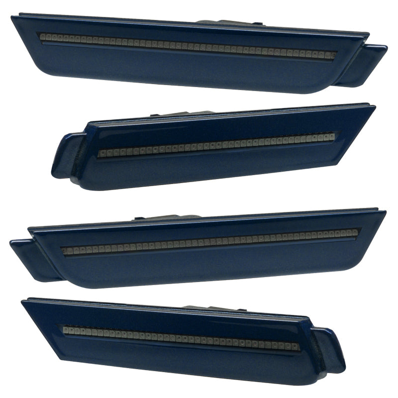 Oracle 10-15 Chevy Camaro Concept Sidemarker Set - Tinted - Imperial Blue Metallic (GAP)