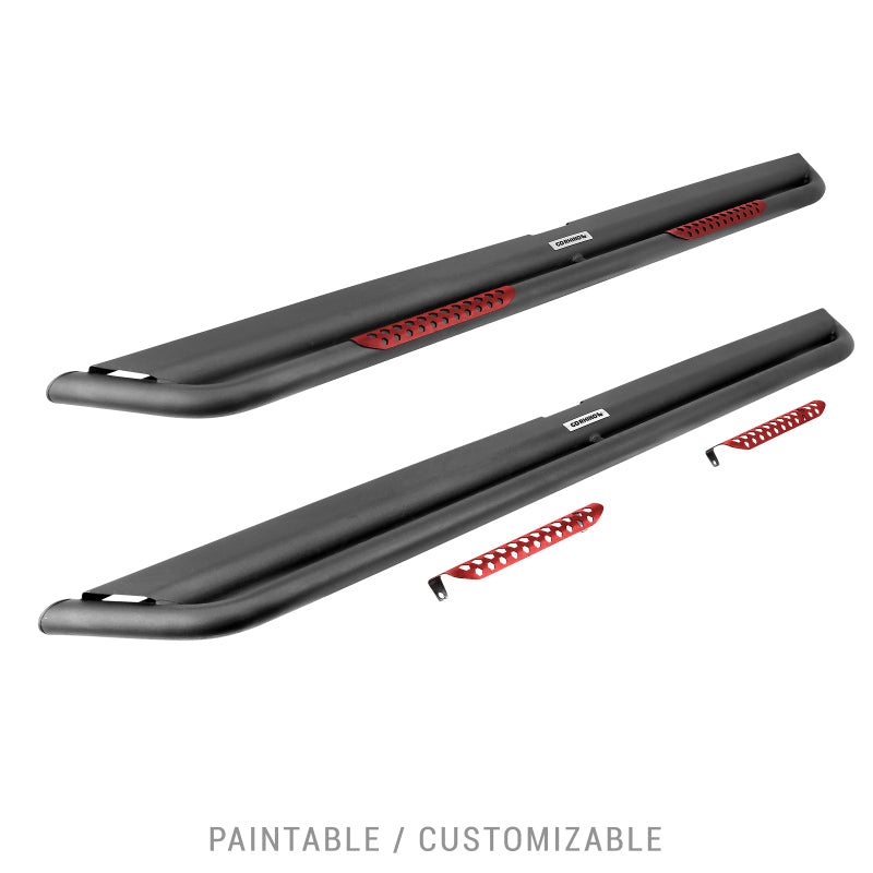 Go Rhino Dominator Extreme DS Sliders - Tex Blk - 68in