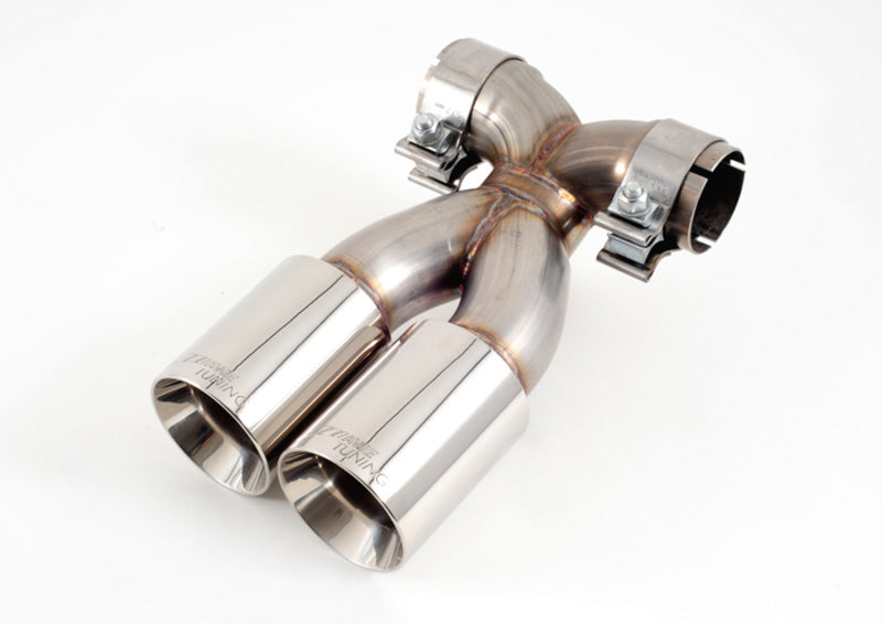 AWE Tuning Optional Porsche 987 Cayman/S Boxster/S Muffler Tip Set - Polished Silver