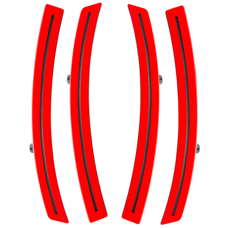Oracle Chevrolet Corvette C7 Concept Sidemarker Set - Tinted - Torch Red (GKZ)