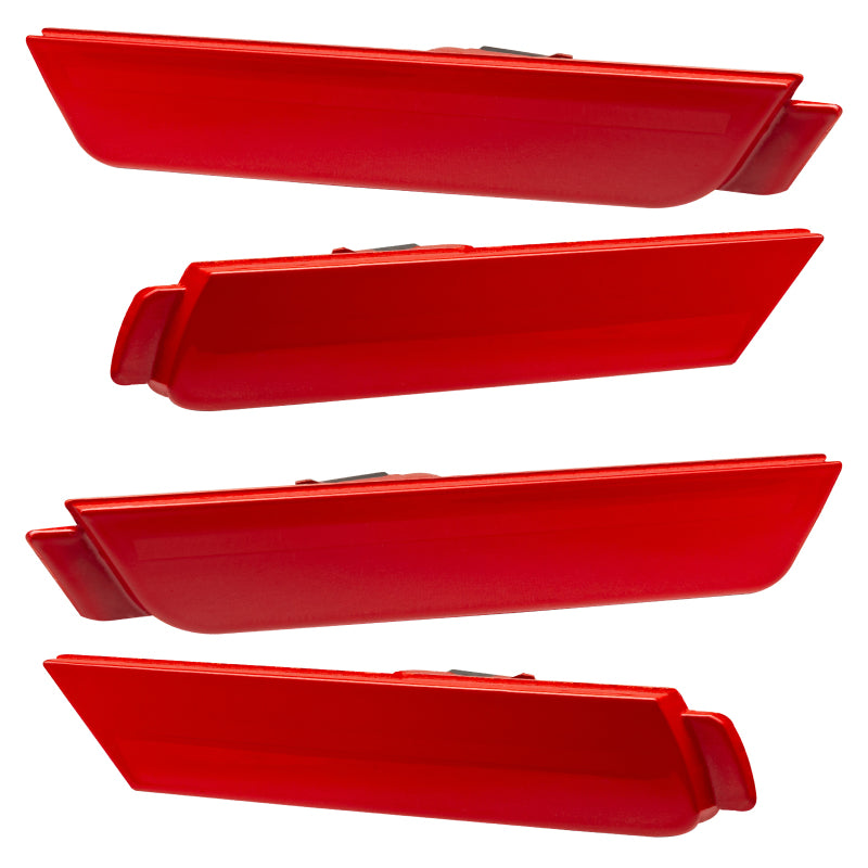 Oracle 10-15 Chevrolet Camaro Concept Sidemarker Set - Ghosted - Red Hot (G7C)