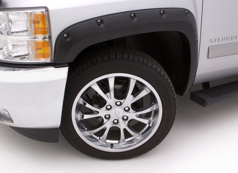 Lund 99-07 Chevy Silverado 1500 RX-Rivet Style Smooth Elite Series Fender Flares - Black (4 Pc.)