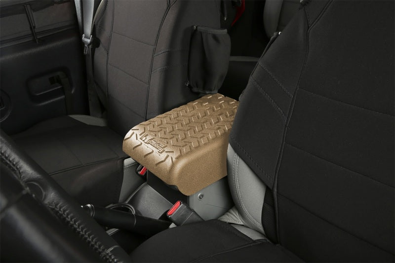 Rugged Ridge Center Console Cover Tan 07-10 Jeep Wrangler