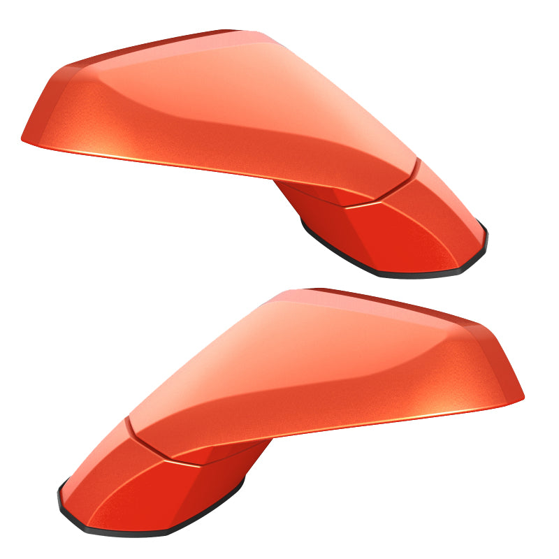 Oracle 05-13 Chevy Corvette C6 Concept Side Mirrors - Ghosted - Inferno Orange Metallic (GCR)