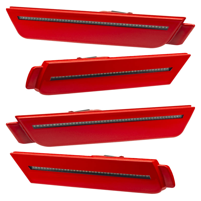 Oracle 10-15 Chevrolet Camaro Concept Sidemarker Set - Tinted - Red Hot (G7C)