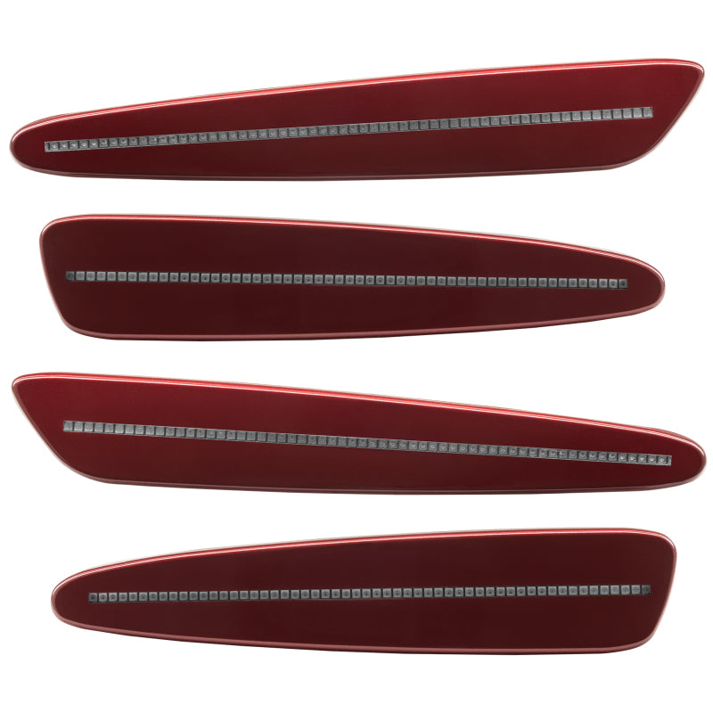 Oracle 05-13 Chevrolet Corvette C6 Concept Sidemarker Set - Clear - Monterey Red (301N)