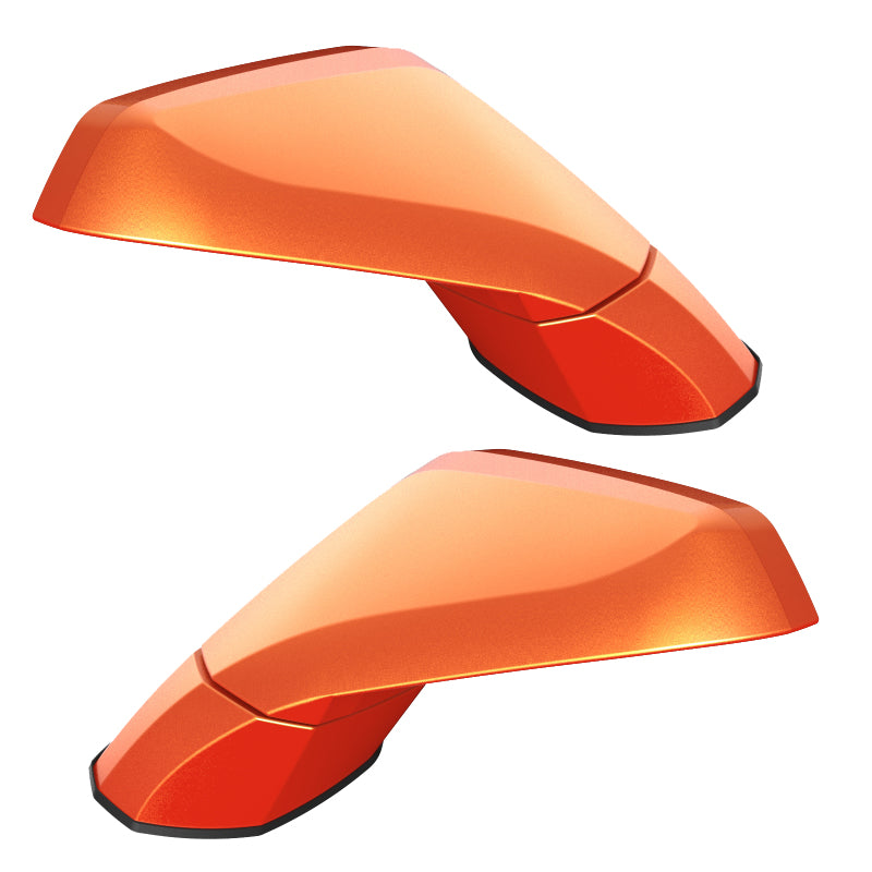 Oracle 05-13 Chevy Corvette C6 XM Concept Side Mirrors - Ghosted - Daytona Sunset Orange (G8F)