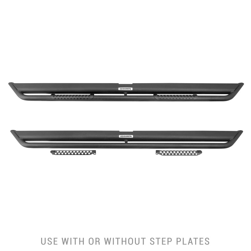 Go Rhino Dominator Extreme DS Sliders - Tex Blk - 68in