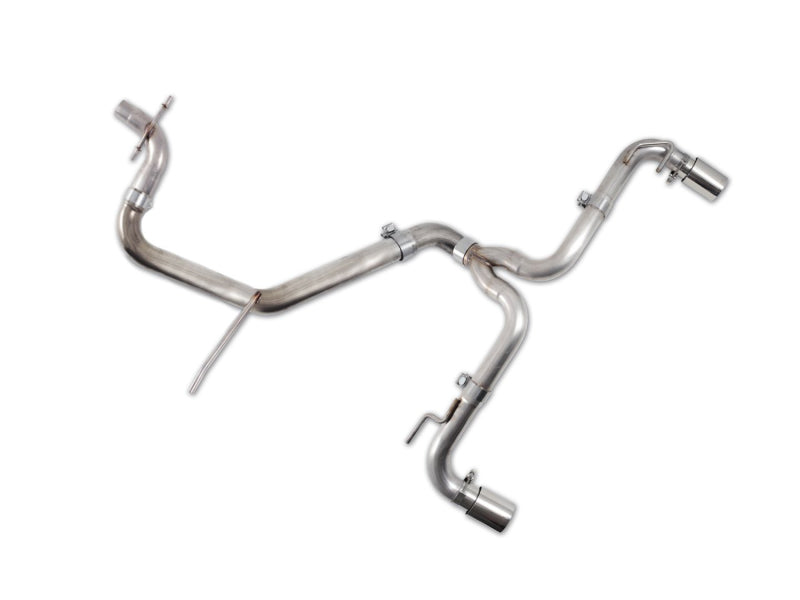 AWE Tuning Golf TDI (GTI Style) Performance Exhaust - Polished Silver Slash Cut Tips