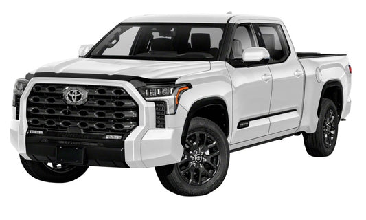 AVS 22-23 Toyota Tundra CC/CrewMax & 2023 Sequoia Aeroskin Low Profile Hood Shield - Smoke