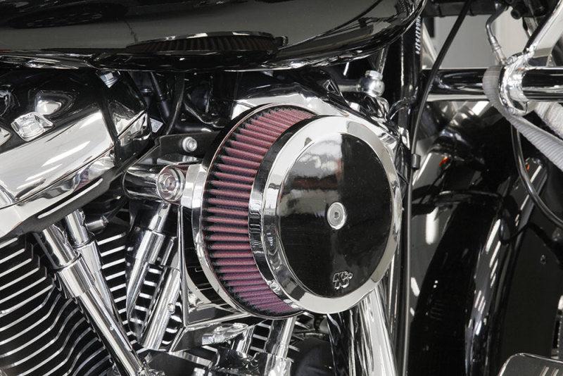 K&N Street Metal Intake System - Hammer- Chrome Intake System-Harley Davidson