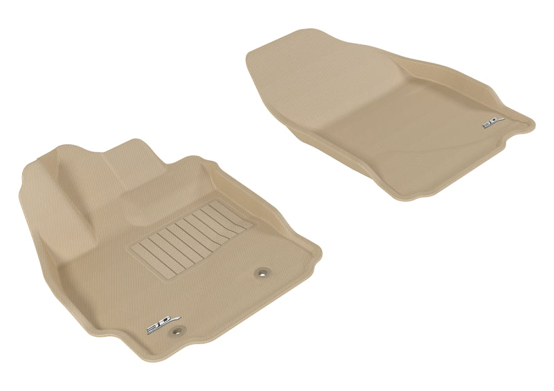 3D MAXpider 2014-2016 Scion TC Kagu 1st Row Floormat - Tan