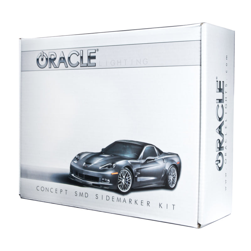 Oracle 05-13 Chevrolet Corvette C6 Concept Sidemarker Set - Tinted - Black (GBA)