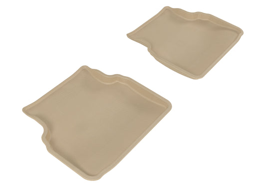 3D MAXpider 2002-2007 Subaru Impreza Kagu 2nd Row Floormats - Tan