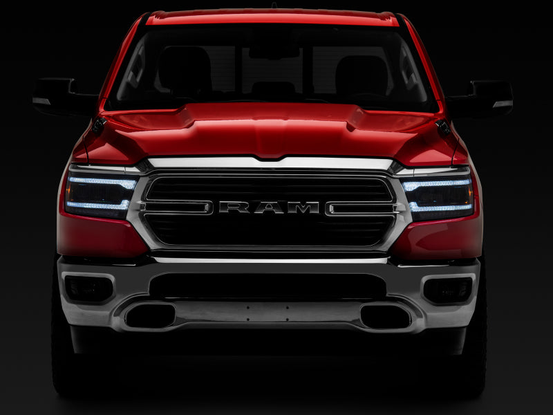 Raxiom 19-22 Dodge RAM 1500 LED Headlights- Black Housing (Clear Lens)(w/Factory Halogen Headlights)