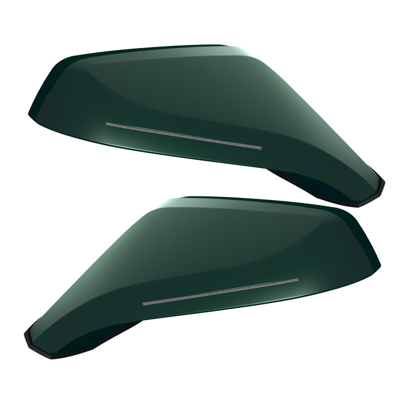 Oracle 10-15 Chevy Camaro Concept Side Mirrors - Unripened Green Metallic (WA136X)