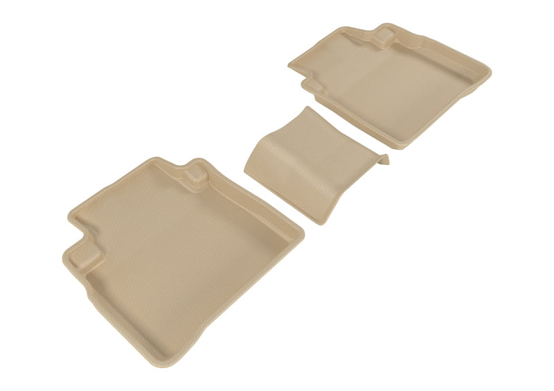 3D MAXpider 2016-2019 Nissan Maxima Kagu 2nd Row Floormats - Tan