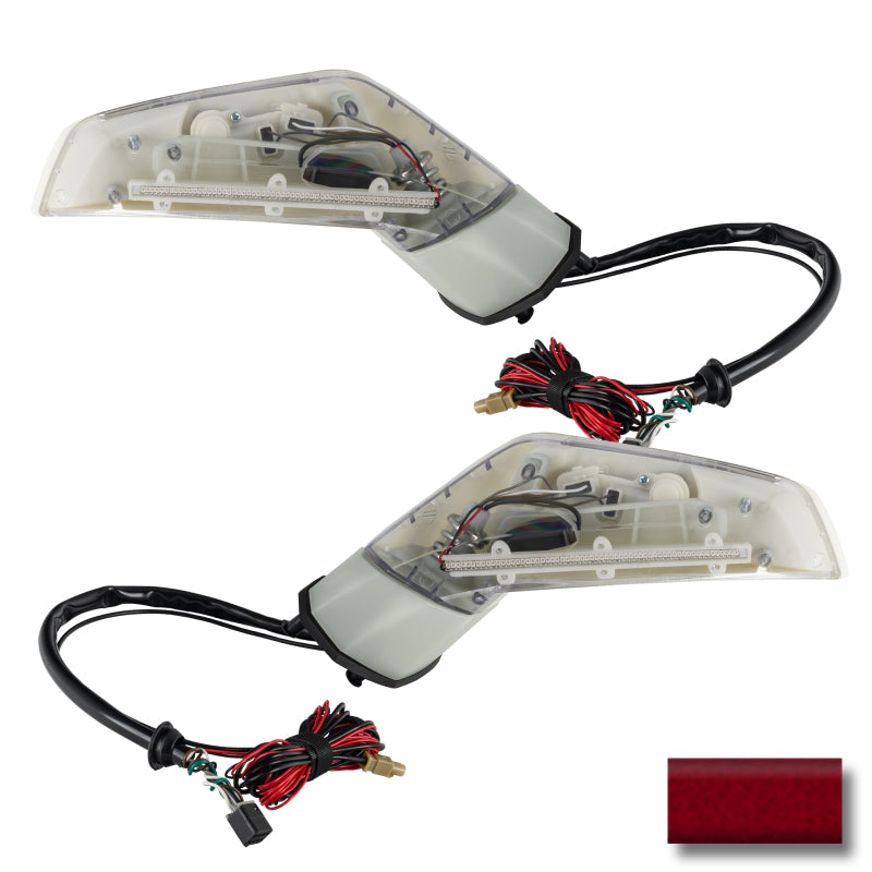 Oracle 05-13 Chevy Corvette C6 XM Concept Side Mirrors - Crystal Claret Tintcoat (GBE)