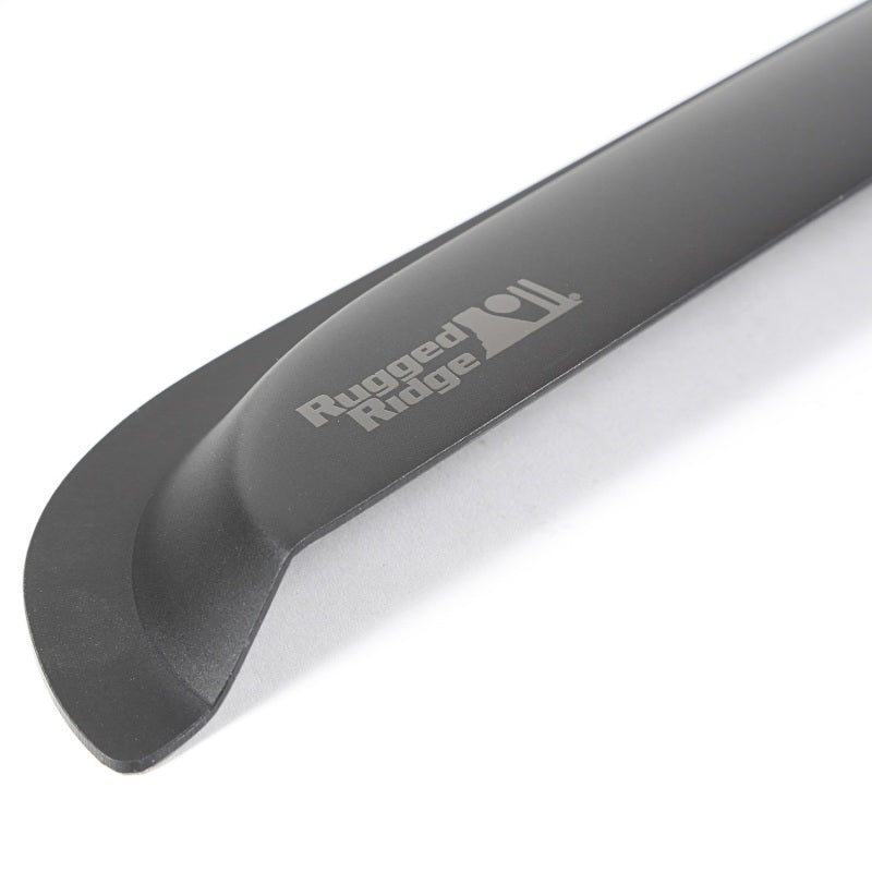 Rugged Ridge Rear Window Visors Black 09-14 Ford F150 Crew
