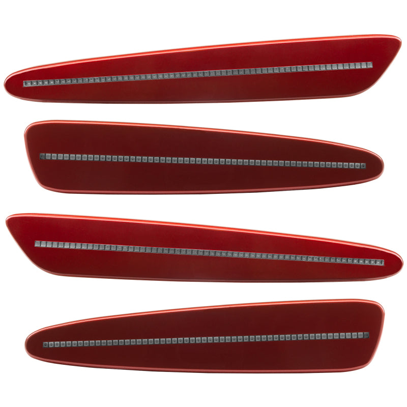 Oracle 05-13 Chevy Corvette C6 Concept Sidemarker Set - Clear - Crystal Claret Tintcoat (GBE)