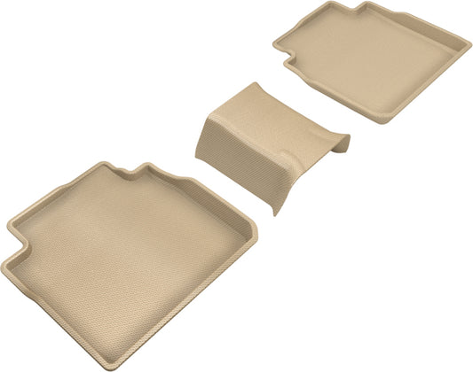 3D MAXpider 2019-2020 Toyota/Lexus Avalon/Es Kagu 2nd Row Floormats - Tan