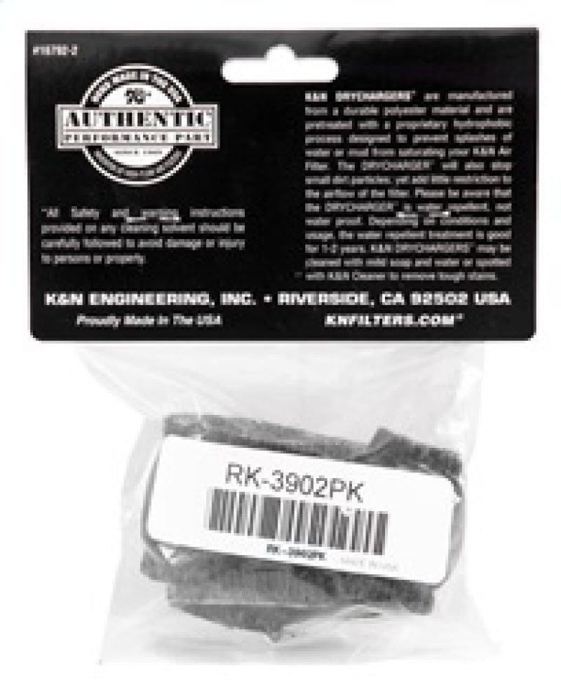 K&N Air Filter Wrap Black Oval for Harley Davidson 91-97 Sportster/Glide/Softail/Fat Boy/Low Rider
