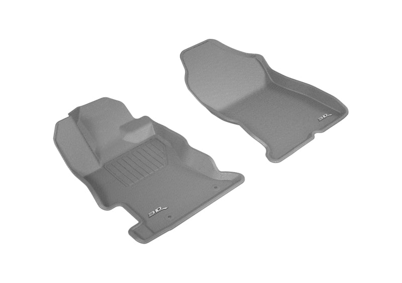 3D MAXpider 2017-2019 Subaru Impreza/Crosstrek Kagu 1st Row Floormat - Gray